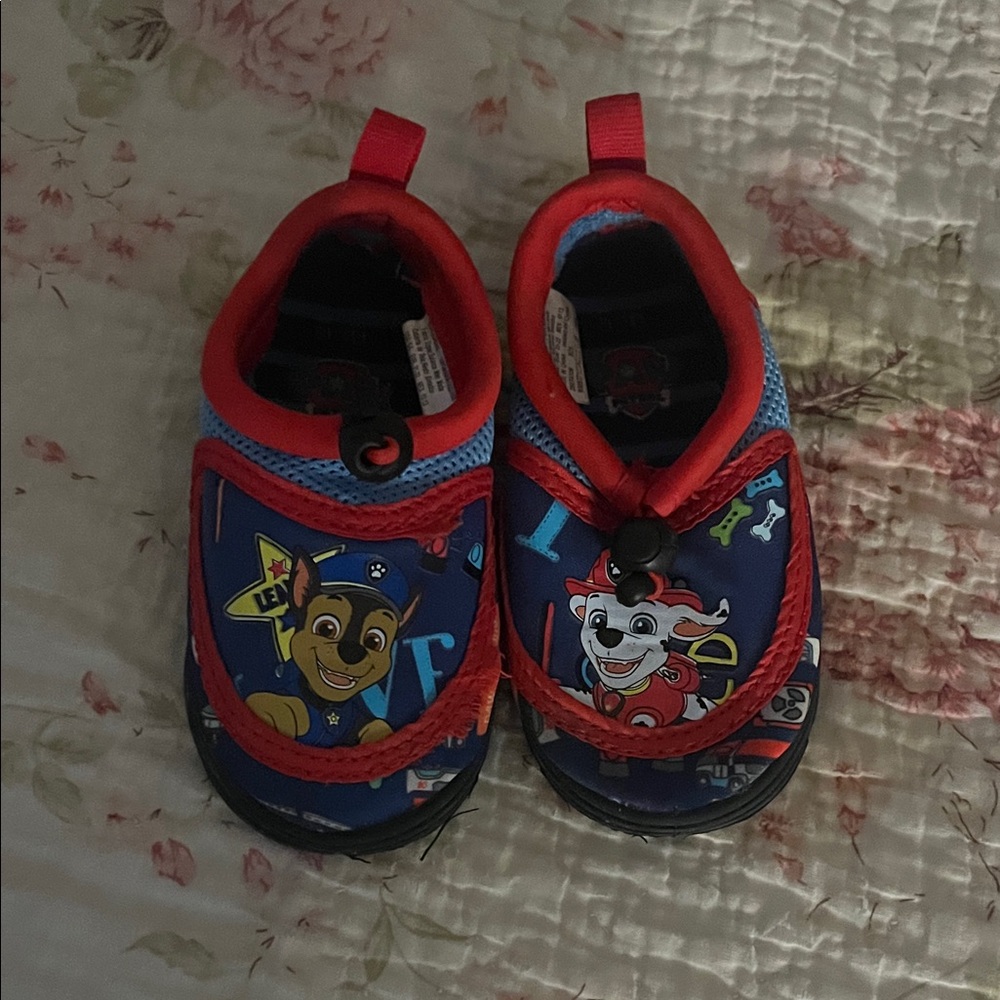 Paw Patrol Red and Blue Water Shoes for Kids